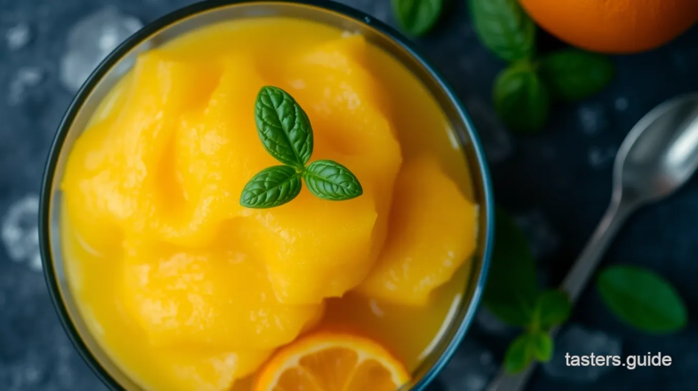 Citrus-Basil Sorbet