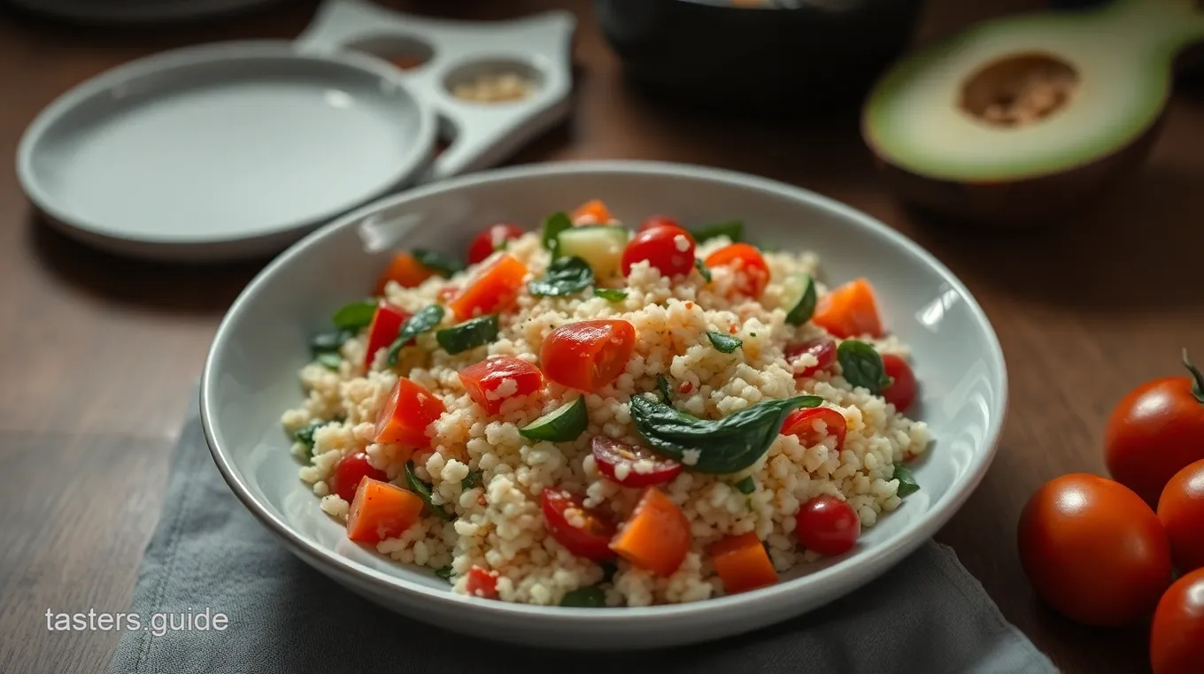 Pinky Plant Delight: A Whimsical Herb-Infused Couscous Salad