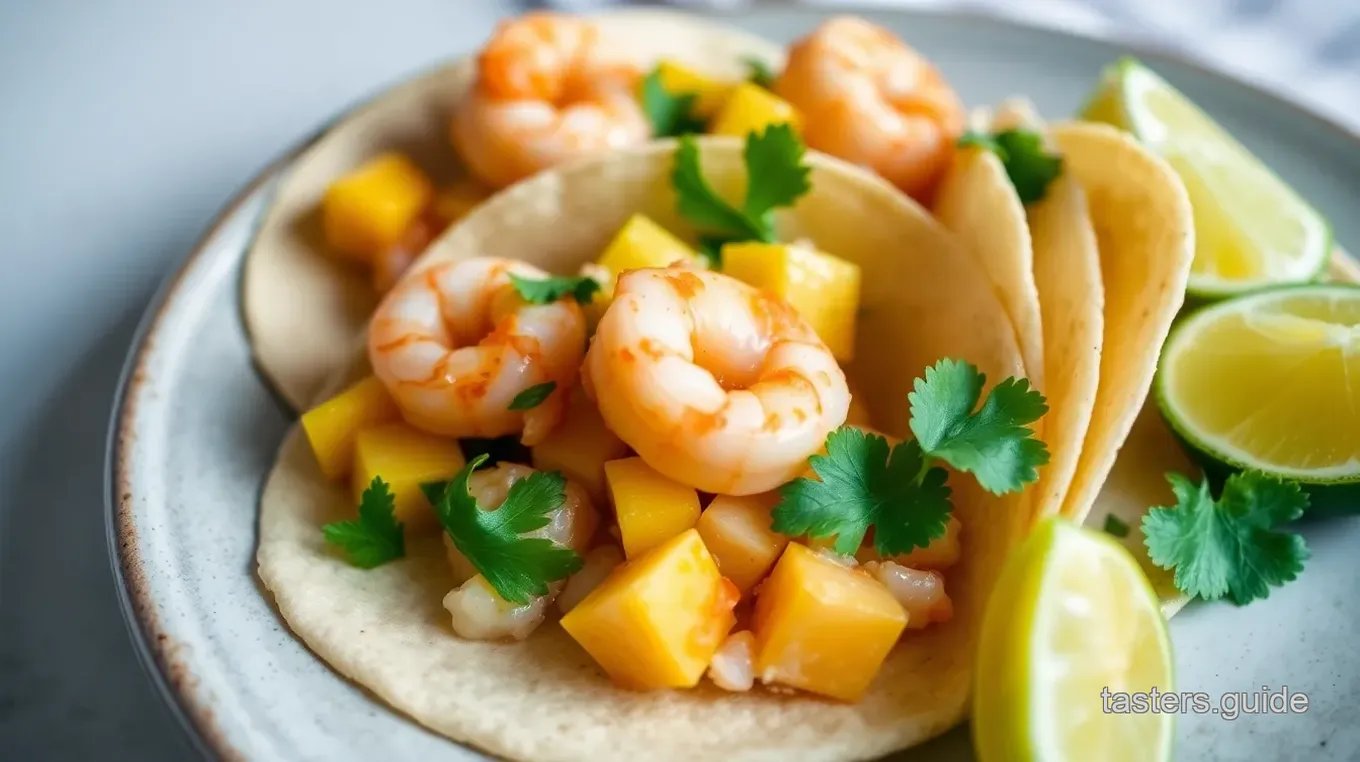 The Tasty Florida Sunshine Shrimp Tacos