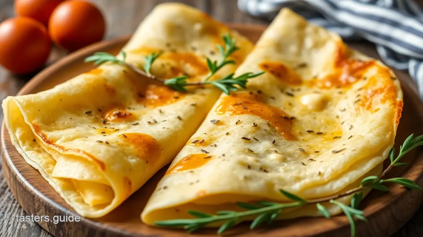 Savory Herb and Cheese Crepes Filled with Spinach and Ricotta