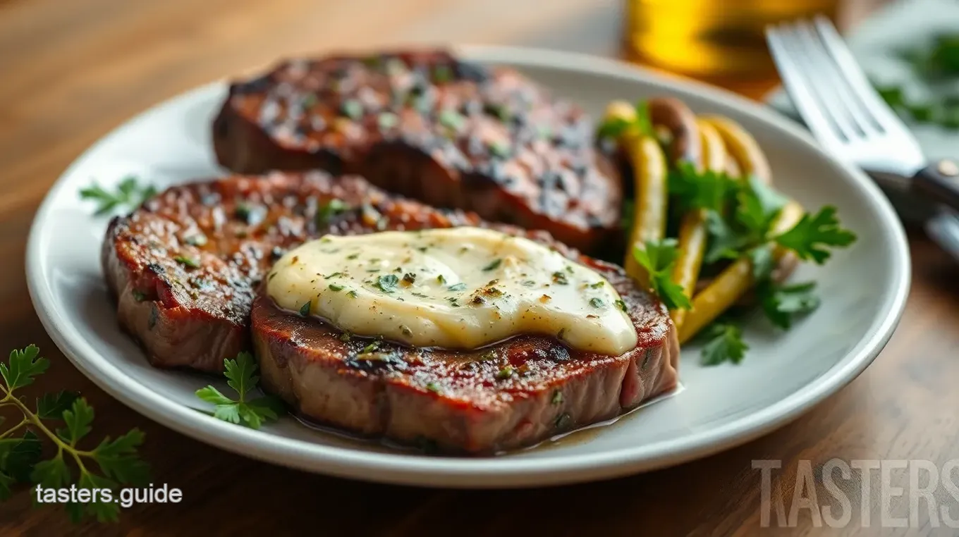 Perfectly Seared Sirloin Steak with Garlic Herb Butter