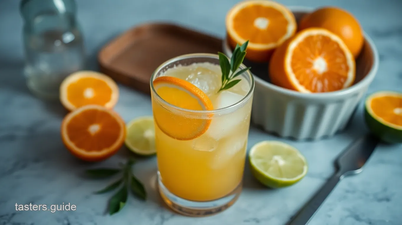 Sparkling Citrus Mocktail Fizz