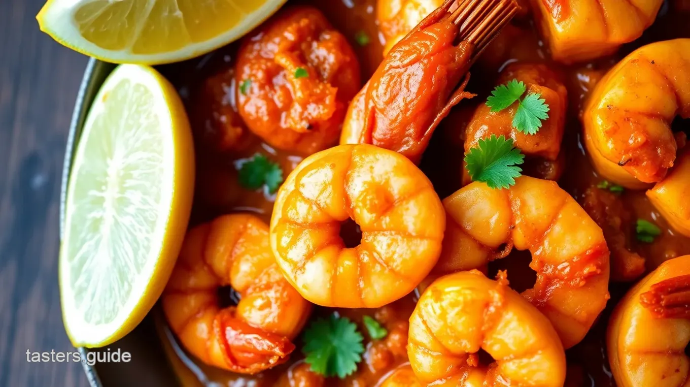 Spicy Indian Jumbo Shrimp Vindaloo