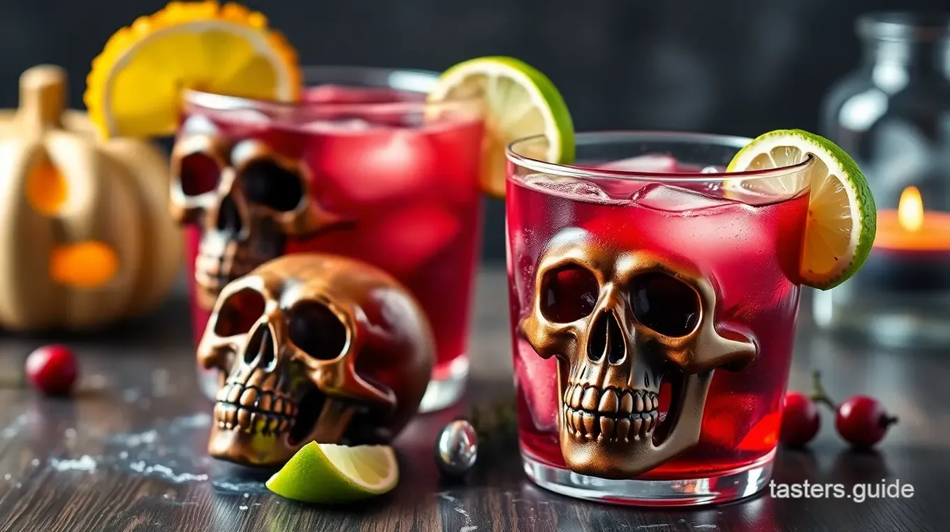 Spooktacular Skull Cocktails