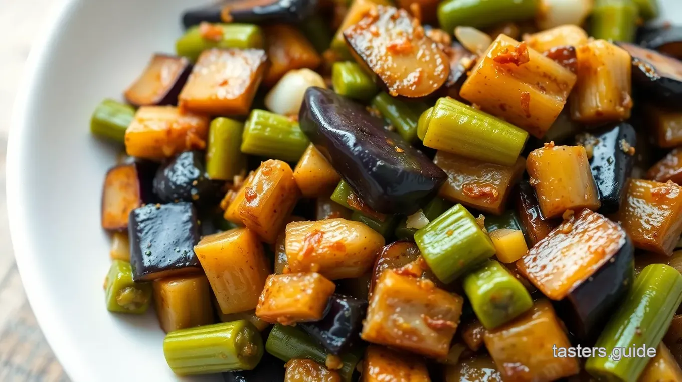 Stir-Fry Okra & Eggplant - Delicious Veggie Dish