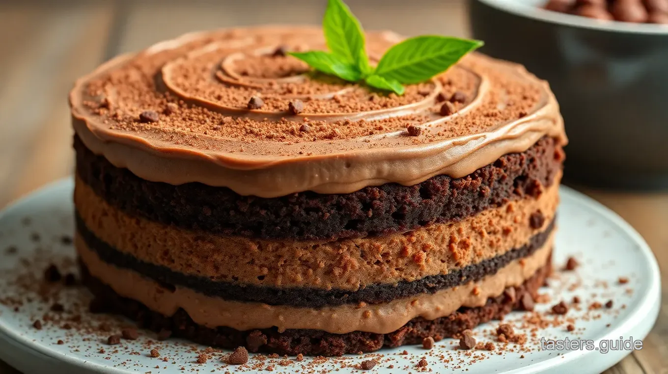 The Best Mocha Mousse Cake