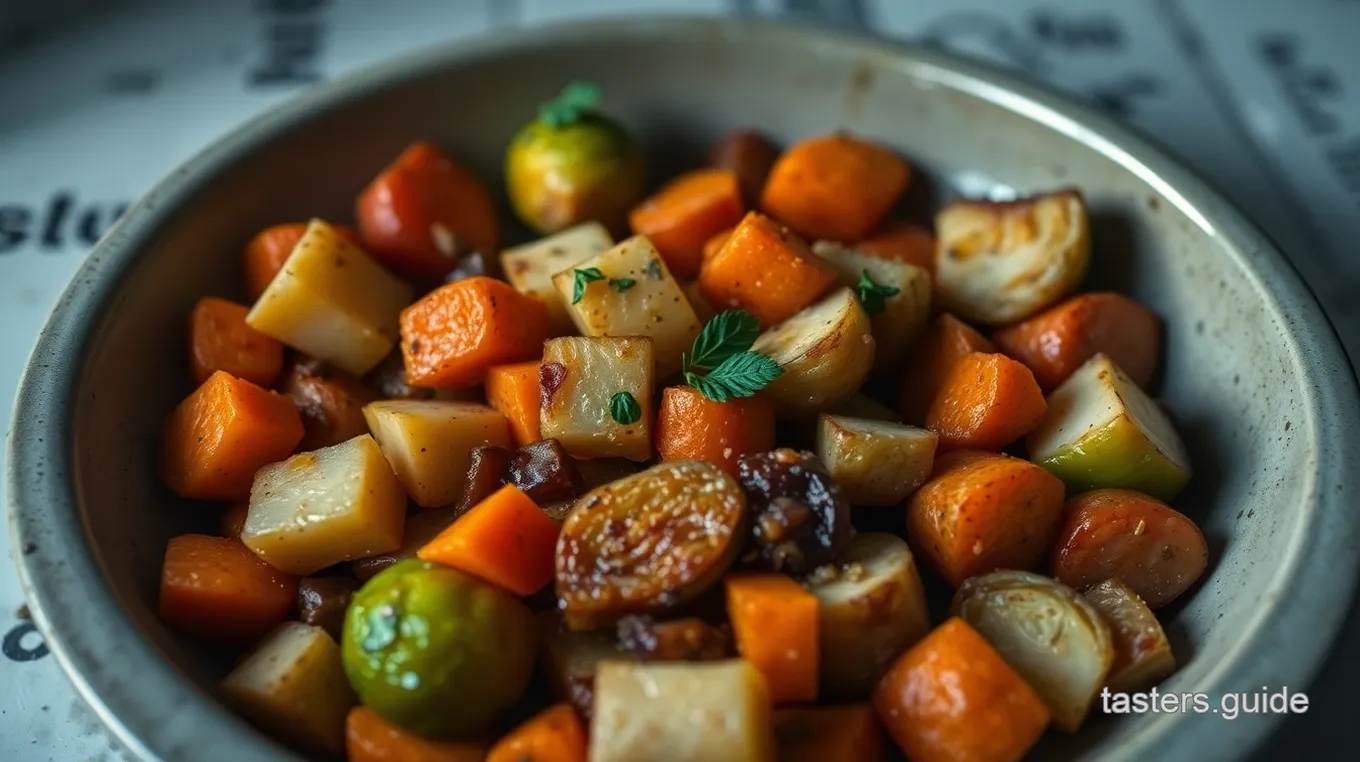 Wagyu Tallow Roasted Vegetables with Herby Gremolata