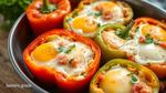 Bake Bell Peppers for a Healthy Breakfast