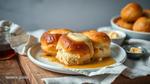 Bake Cheesy Rolls with Honey Butter Delicious