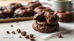 Bake Chocolate Cookies with Molten Center