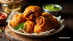 Fried Chicken Kachori with Spicy Filling