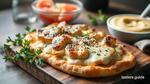 Grilled Chicken Alfredo Flatbread Delight