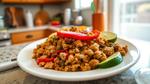 Sautéed Ground Turkey Fajitas with Lime