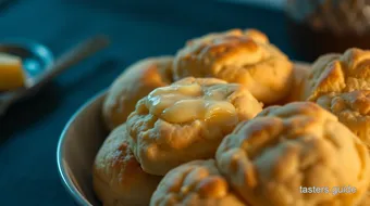 My Grandmother's Easy Butter Amish Biscuits with Honey Butter recipe card