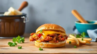 Bake BBQ Chicken Sliders: Quick & Cheesy