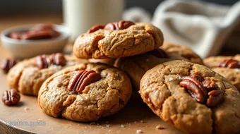 Bake Salted Caramel Pecan Cookies - Gooey Goodness