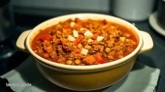 How to Make Delicious Bulk Ground Beef Chili Con Carne at Home recipe card