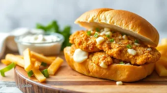 Fried Chicken Asiago Sandwich - Irresistibly Good