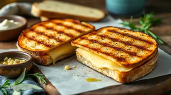 Grill Gouda Sandwich with Crispy Perfection