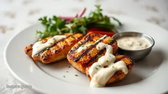 Grilled Chicken with Creamy Aioli Sauce