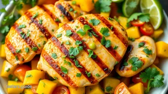 Grilled Cilantro Lime Chicken with Fresh Salsa