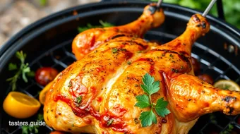 Charcoal Rotisserie Grill: 5 Amazing Tips for Perfectly Grilled Chicken! recipe card