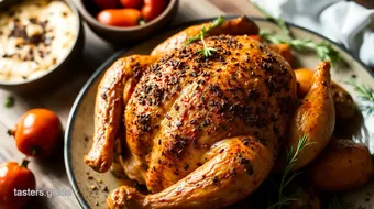 Roast Chicken with Heritage Spices & Veggies