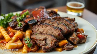 Savor Slow-Cooked Beef Brisket with Beer recipe card