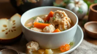 Simmered Chicken Soup for the Soul Comfort recipe card