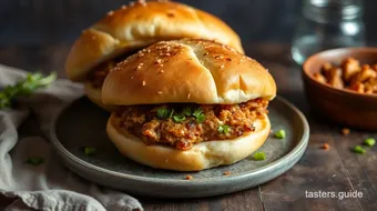 Smoked Chicken Naan Buns - Fluffy & Delicious