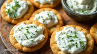 Spread Soft Cheese Herb Crackers in 10 Min recipe card