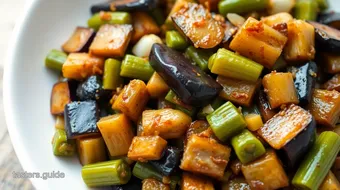 Stir-Fry Okra & Eggplant - Delicious Veggie Dish