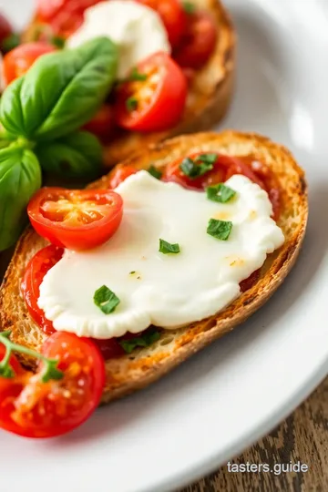 Bruschetta Brie: A Delightful Appetizer presentation