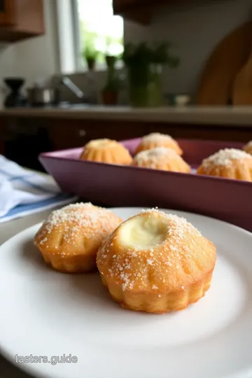 Cream Cake Madeleines steps