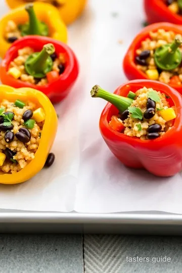 Just a Little Bite - Mini Savory Stuffed Peppers presentation