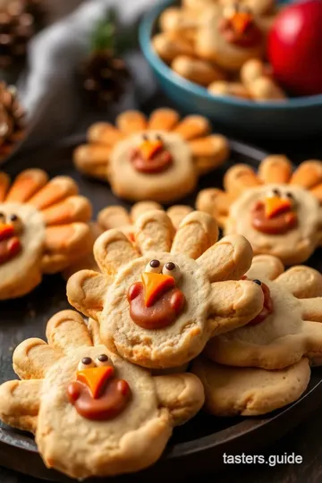 Turkey Cookie Serving Tray presentation