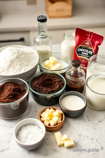 Black Label Chocolate Sauce (Bulk Recipe) ingredients