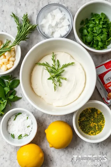 Warmed Herb-Infused Goat Cheese with Crostini ingredients