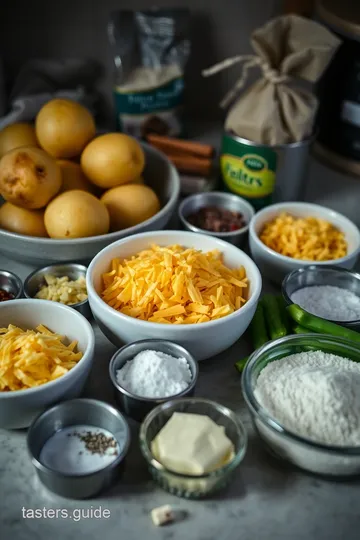 Crispy Fried Mashed Potato Balls Recipe ingredients