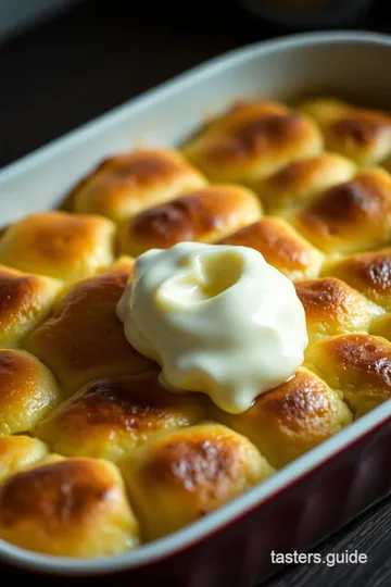 Decadent Vanilla Bread Pudding with Creme Anglaise presentation