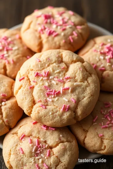 Delightful Pink Sprinkle Sugar Cookies presentation