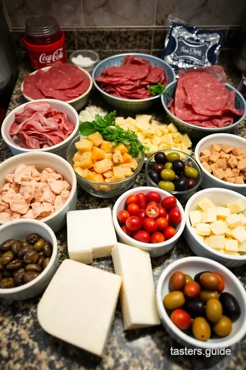 Easy Charcuterie Boxes ingredients