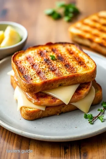 Grilled Cheese Gouda Sandwich presentation