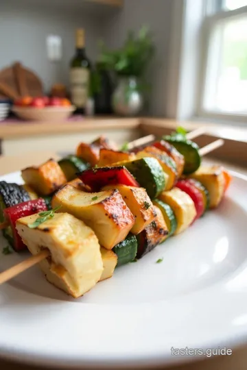 Grilled Herb-Infused Vegetable Skewers steps