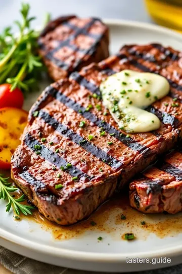 Perfectly Grilled T-Bone Steak presentation