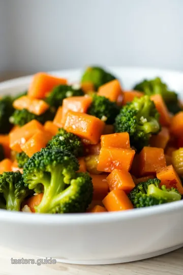 Hearty Vegetable Stir-Fry with Diced Frozen Carrots presentation