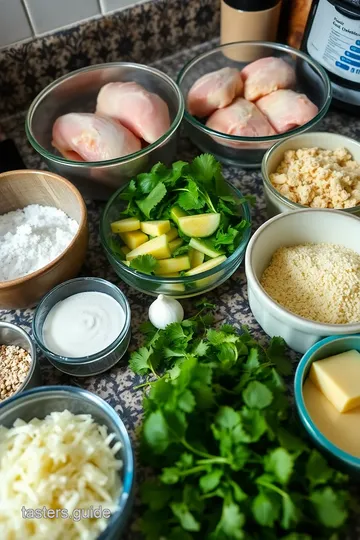 Chicken Alfredo with a Zesty Aroma ingredients