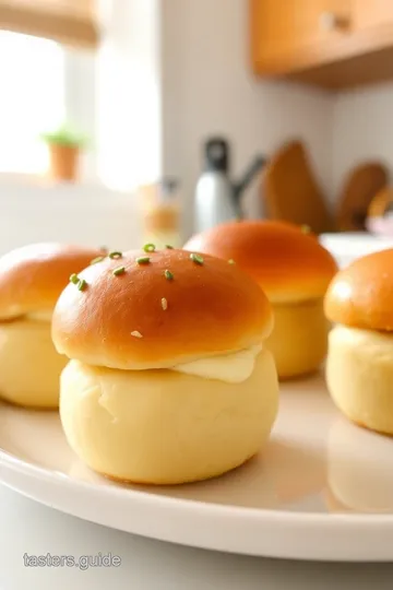 Korean Cream Cheese Garlic Buns steps