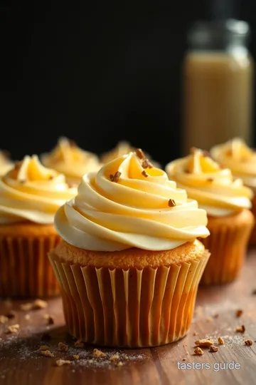 Magical Butterbeer Cupcakes presentation