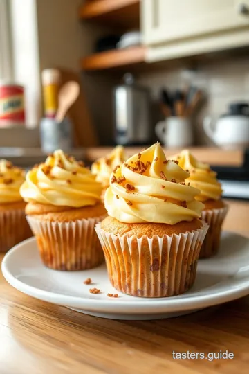 Magical Butterbeer Cupcakes steps